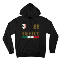 Vintage Mexico Jersey Futbol Soccer Flag Fan Gift Hoodie