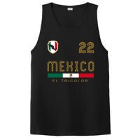 Vintage Mexico Jersey Futbol Soccer Flag Fan Gift PosiCharge Competitor Tank