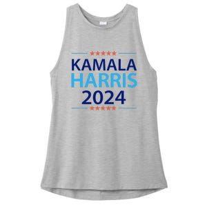 Vote Madam Kamala For The People Ladies PosiCharge Tri-Blend Wicking Tank