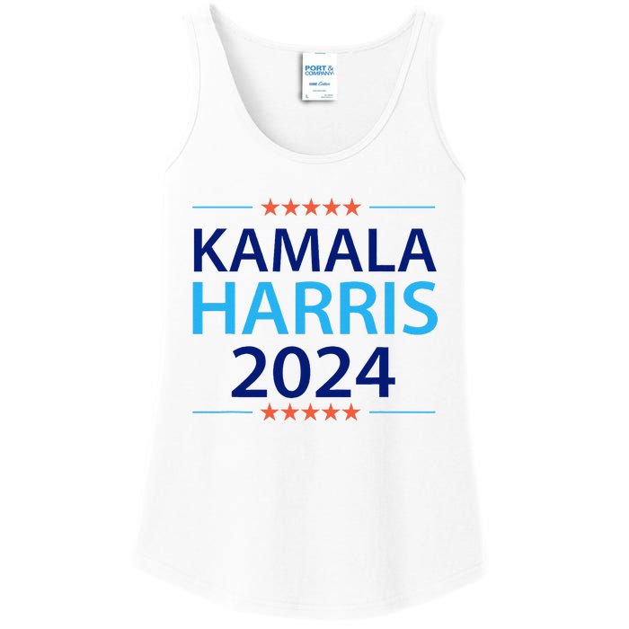 Vote Madam Kamala For The People Ladies Essential Tank