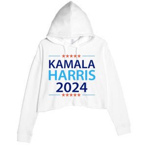 Vote Madam Kamala For The People Crop Fleece Hoodie