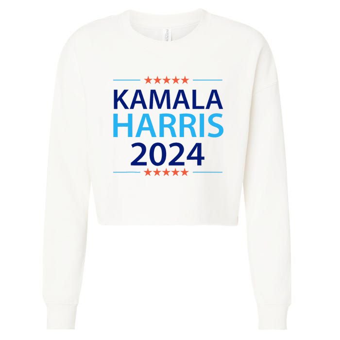 Vote Madam Kamala For The People Cropped Pullover Crew