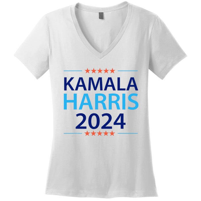 Vote Madam Kamala For The People Women's V-Neck T-Shirt