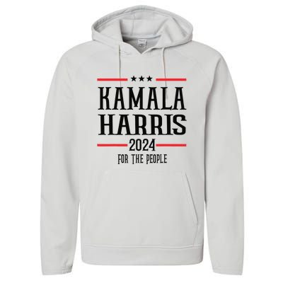 Vote Madam Kamala For President Gift Performance Fleece Hoodie