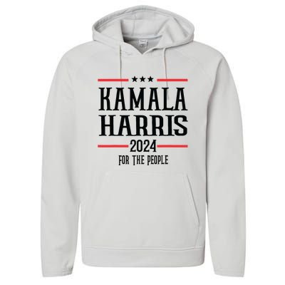 Vote Madam Kamala For President Performance Fleece Hoodie