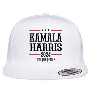 Vote Madam Kamala For President Flat Bill Trucker Hat