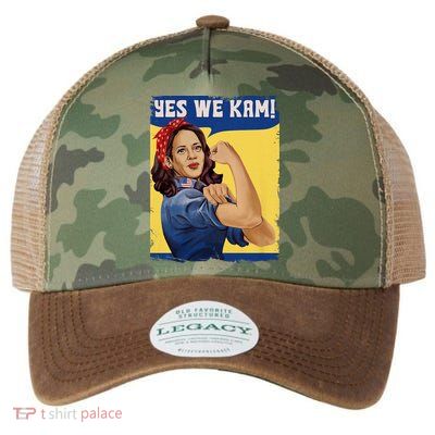 Vote Madam Kamala President Harris Yes We Kam Madam Harris Fun Legacy Tie Dye Trucker Hat