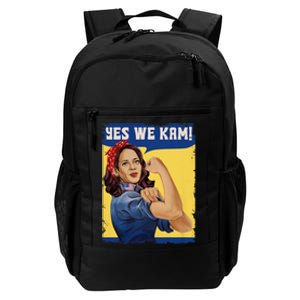 Vote Madam Kamala President Harris Yes We Kam Madam Harris Fun Daily Commute Backpack