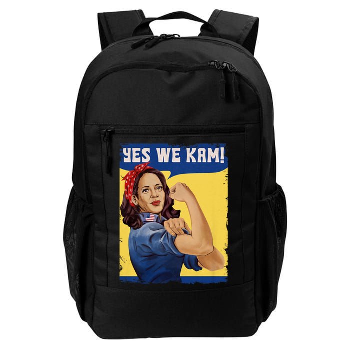 Vote Madam Kamala President Harris Yes We Kam Madam Harris Fun Daily Commute Backpack