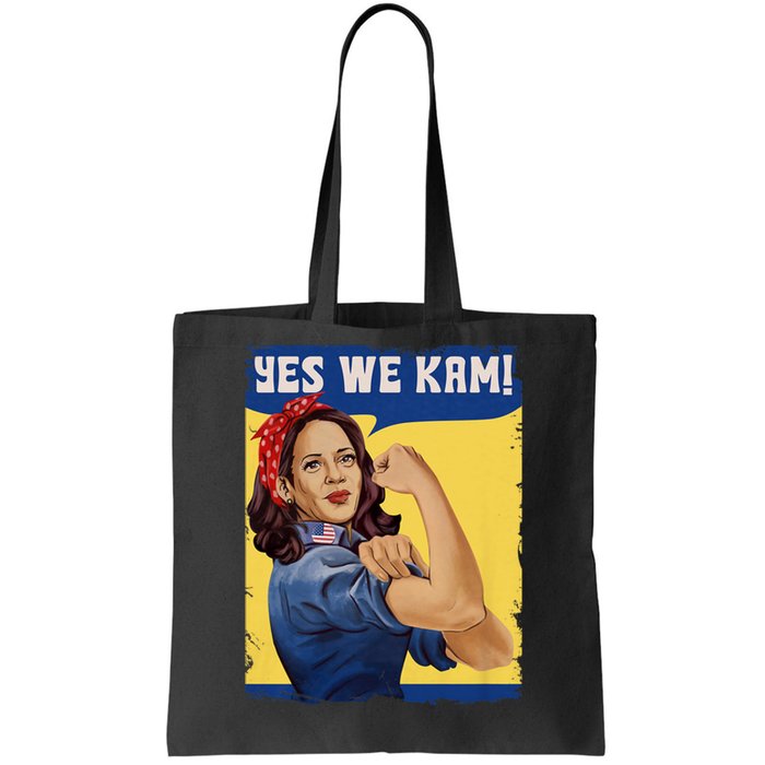 Vote Madam Kamala President Harris Yes We Kam Madam Harris Fun Tote Bag