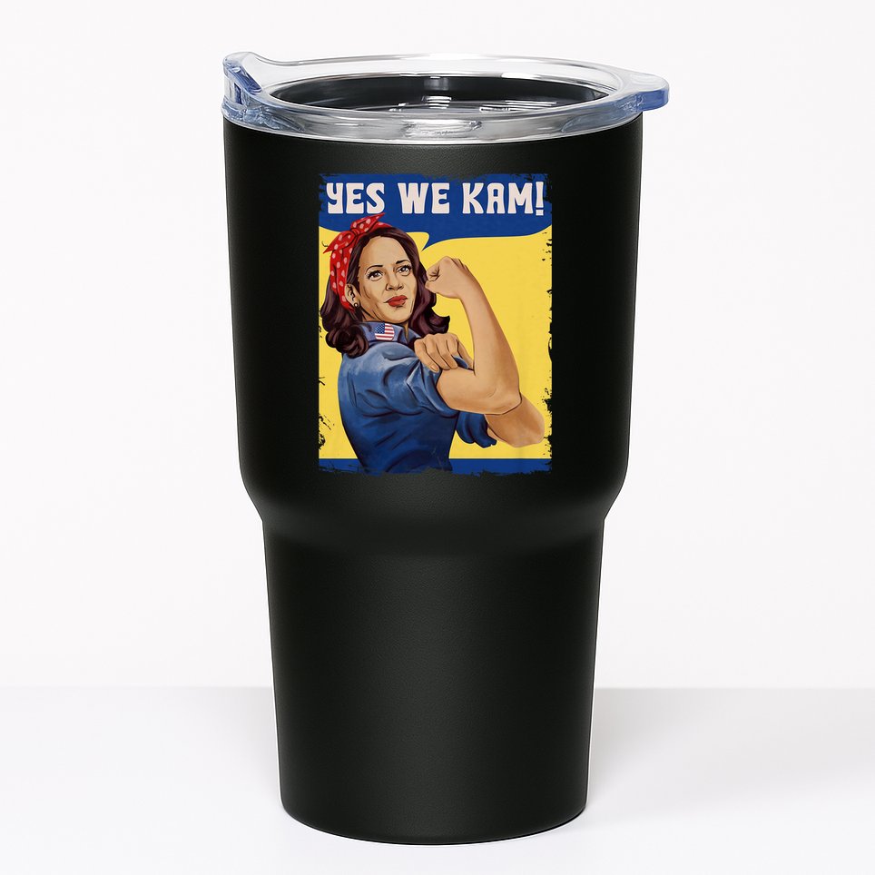 Vote Madam Kamala President Harris Yes We Kam Madam Harris Fun Tumbler