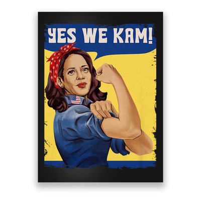 Vote Madam Kamala President Harris Yes We Kam Madam Harris Fun Poster