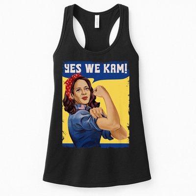 Vote Madam Kamala President Harris Yes We Kam Madam Harris Fun Womens Tank Top