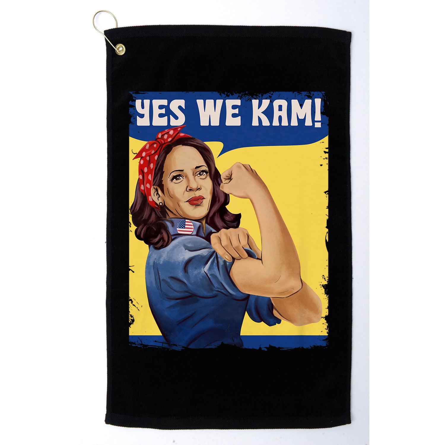 Vote Madam Kamala President Harris Yes We Kam Madam Harris Fun Golf Towel