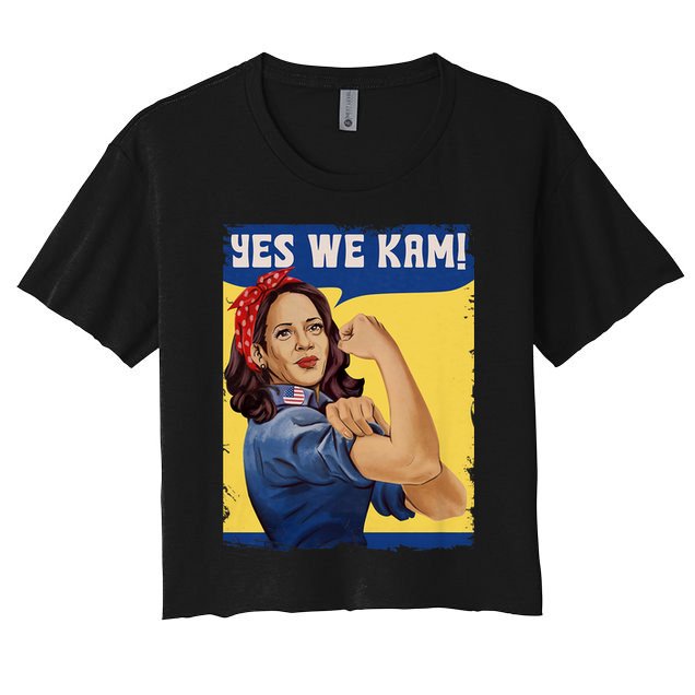 Vote Madam Kamala President Harris Yes We Kam Madam Harris Fun Crop Top