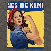 Vote Madam Kamala President Harris Yes We Kam Madam Harris Fun Cotton Canvas Backpack
