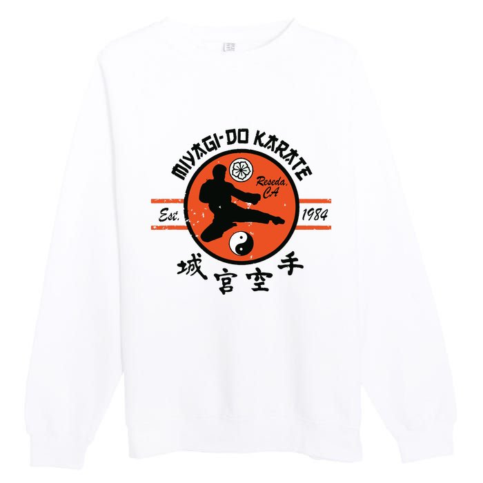 Vintage Miyagido Karate Premium Crewneck Sweatshirt