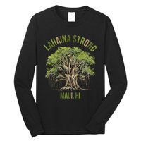 Vintage Maui Lahaina Hawaii Old Banyan Tree Strong For All Long Sleeve Shirt