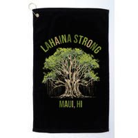 Vintage Maui Lahaina Hawaii Old Banyan Tree Strong For All Golf Towel
