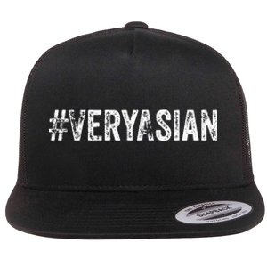 VeryAsian Michelle Li Very Asian Dumpling New Years Meal Flat Bill Trucker Hat