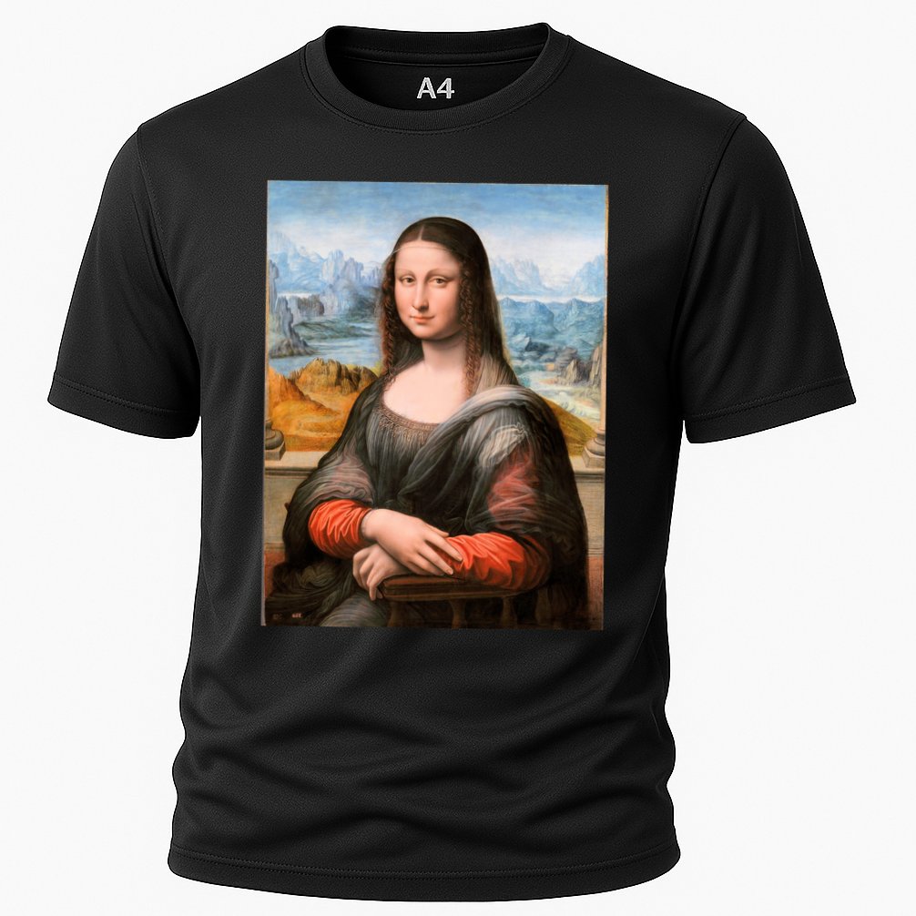 Vibrant Mona Lisa Performance Shirt