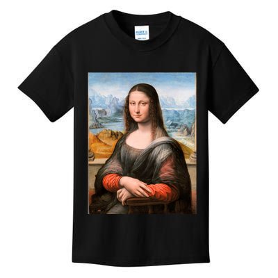 Vibrant Mona Lisa Kids T-Shirt