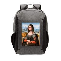 Vibrant Mona Lisa Vector Backpack
