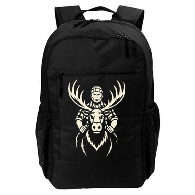 Vintage Moose Lumberjack Wilderness Adventure Backpack