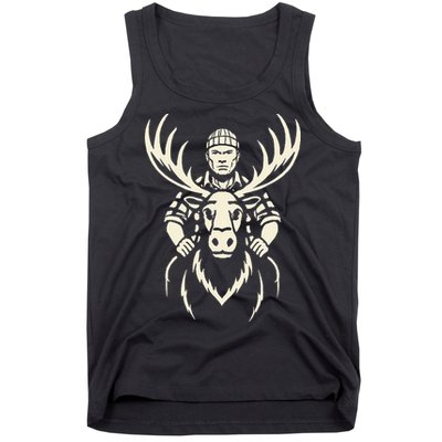 Vintage Moose Lumberjack Wilderness Adventure Tank Top
