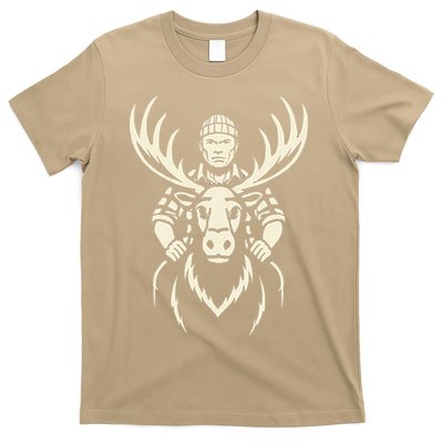 Vintage Moose Lumberjack Wilderness Adventure T-Shirt