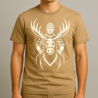 Vintage Moose Lumberjack Wilderness Adventure T-Shirt