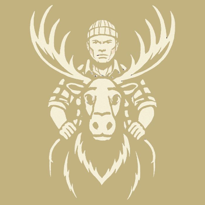 Vintage Moose Lumberjack Wilderness Adventure T-Shirt