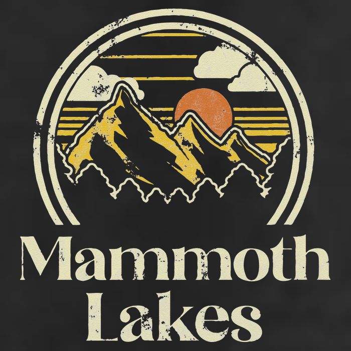 Vintage Mammoth Lakes Mountains California Hiking Camp Retro Hat