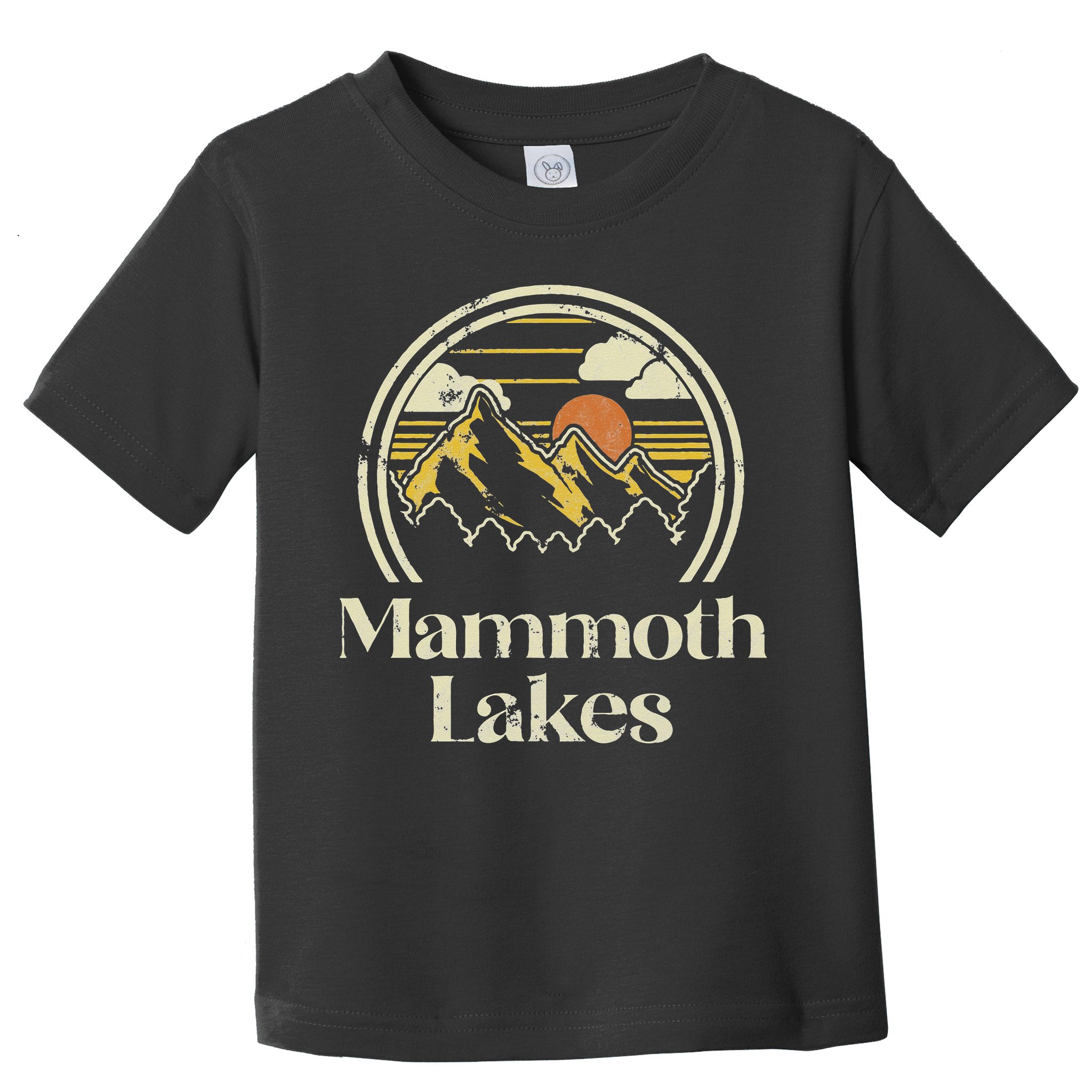 Vintage Mammoth Lakes Mountains California Hiking Camp Retro Toddler T-Shirt