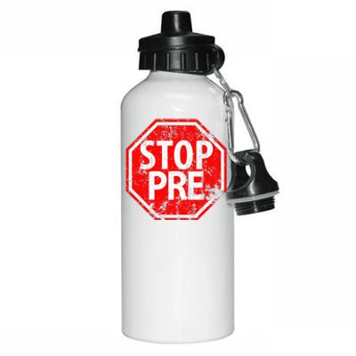 Vintage Marathon Legend Runner Stop Pre Race Aluminum Water Bottle 