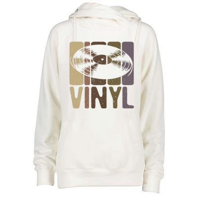 Vinyl Music Lover And Vinyl Record Player Womens Funnel Neck Pullover Hood