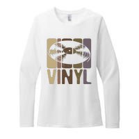 Vinyl Music Lover And Vinyl Record Player Womens CVC Long Sleeve Shirt