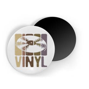 Vinyl Music Lover And Vinyl Record Player Magnet