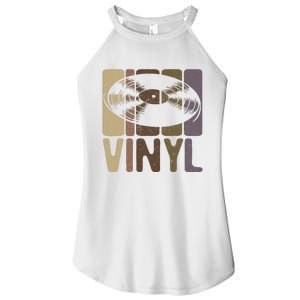 Vinyl Music Lover And Vinyl Record Player Women's Perfect Tri Rocker Tank