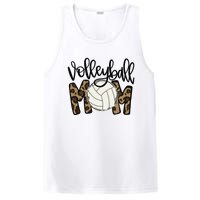 Volleyball Mom Leopard Funny Ball Mom Mother's Day Gift PosiCharge Competitor Tank