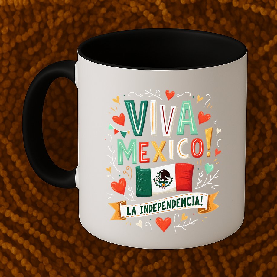 Viva Mexico La Independencia Fiesta Mexican Independence Day Gift Mug