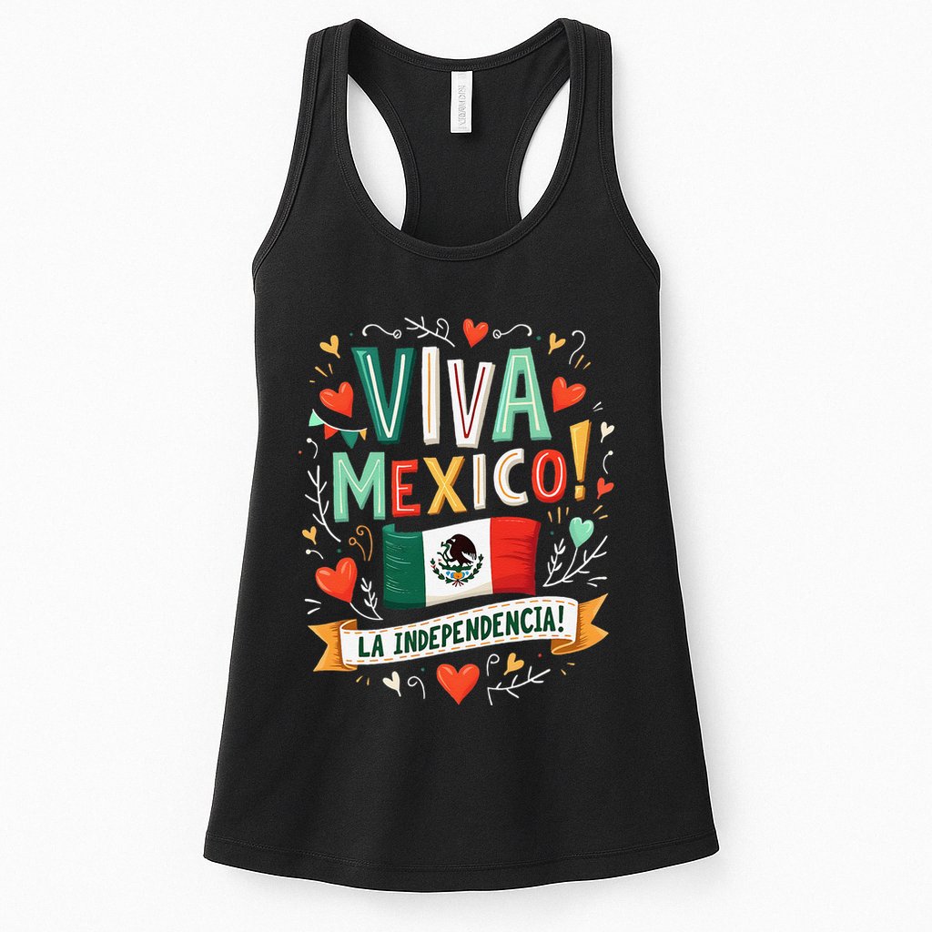 Viva Mexico La Independencia Fiesta Mexican Independence Day Gift Womens Tank Top