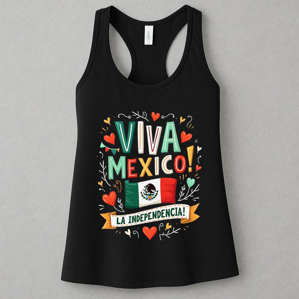 Viva Mexico La Independencia Fiesta Mexican Independence Day Gift Womens Tank Top