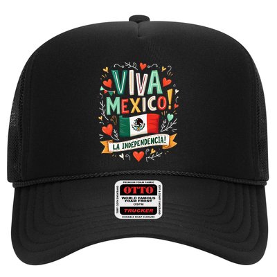 Viva Mexico La Independencia Fiesta Mexican Independence Day Gift Trucker Hat