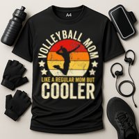Volleyball Mom Like A Regular But Cooler Mother's Day Cooling Performance Crew T-Shirt