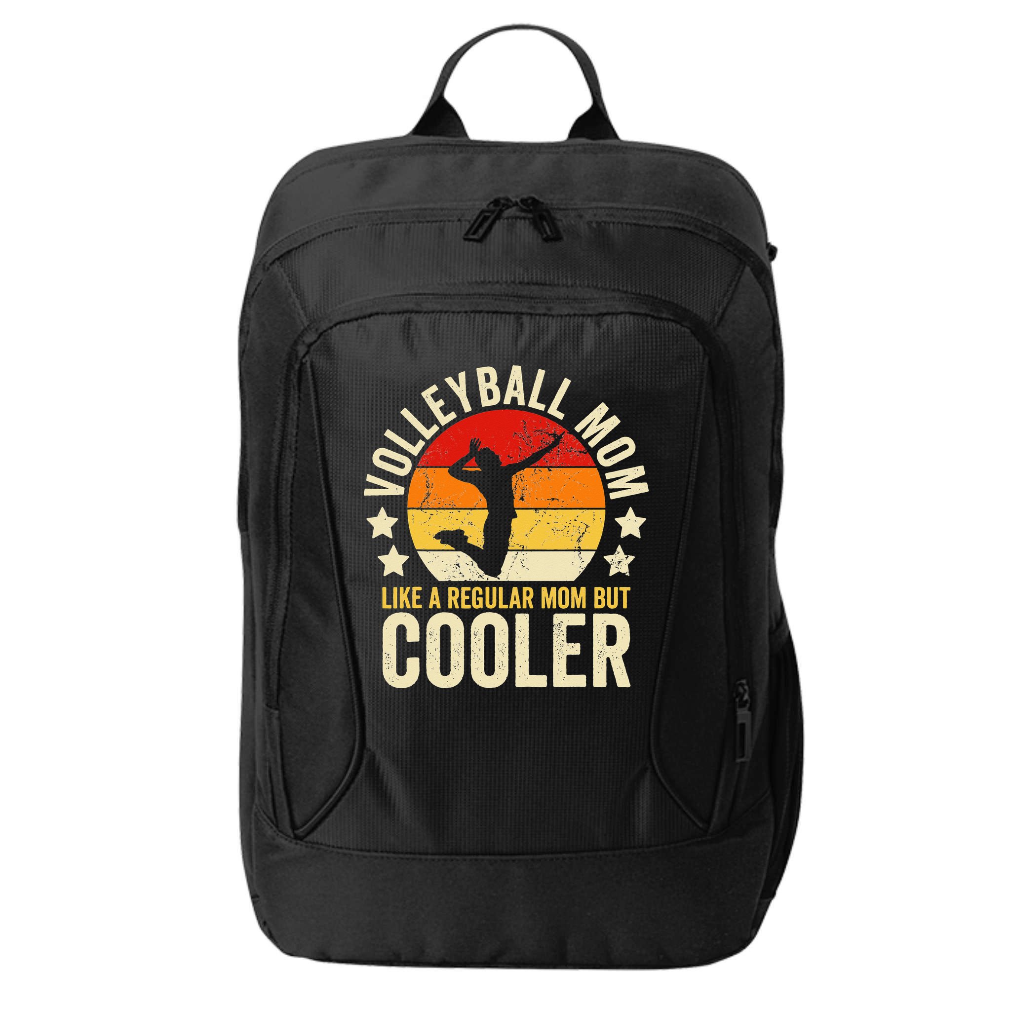 Volleyball Mom Like A Regular But Cooler Mother's Day City Backpack