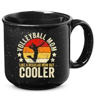 Volleyball Mom Like A Regular But Cooler Mother's Day 15oz Campfire Ceramic Mug