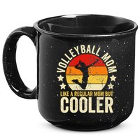 Volleyball Mom Like A Regular But Cooler Mother's Day 15oz Campfire Ceramic Mug