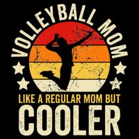 Volleyball Mom Like A Regular But Cooler Mother's Day Youth Performance Sprint T-Shirt