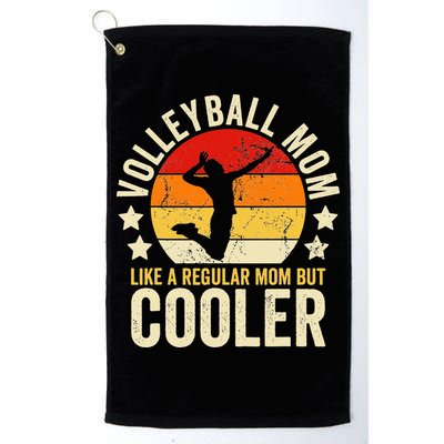 Volleyball Mom Like A Regular But Cooler Mother's Day Golf Towel